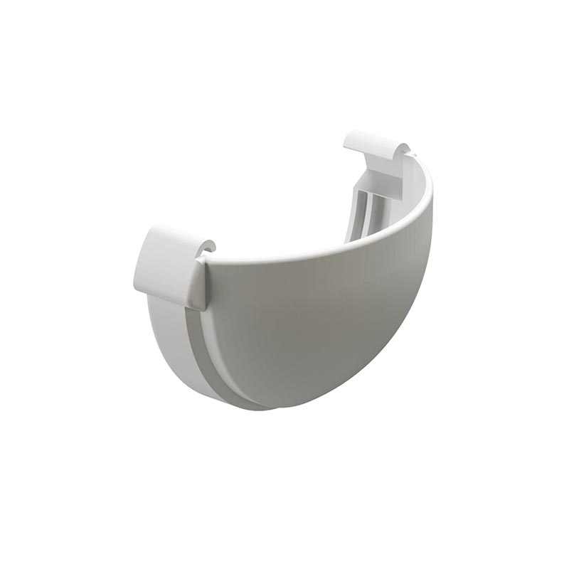 Заглушка желоба Döcke LUX d 141мм (Карбон)
