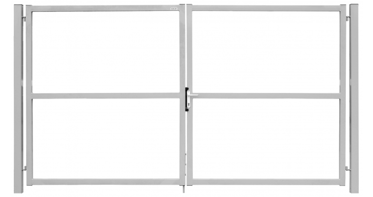 Ворота Colority Zinc Lock 2,0х3,5 RAL 7040