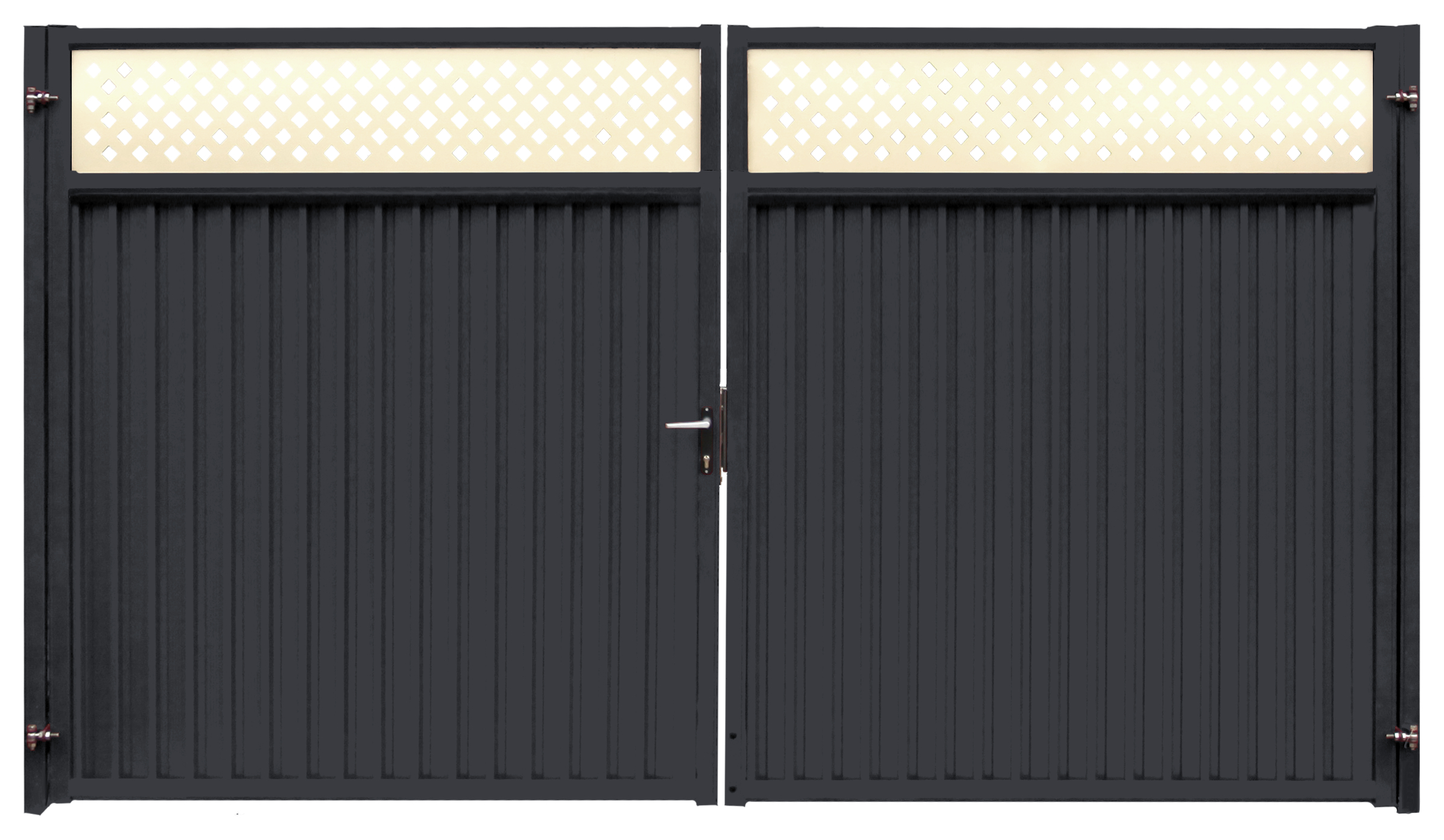 Ворота Estet Plus 2,0х3,6 RAL 7024/1013