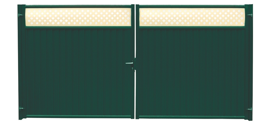 Ворота Estet Plus 2,0х3,6 RAL 6005/1014