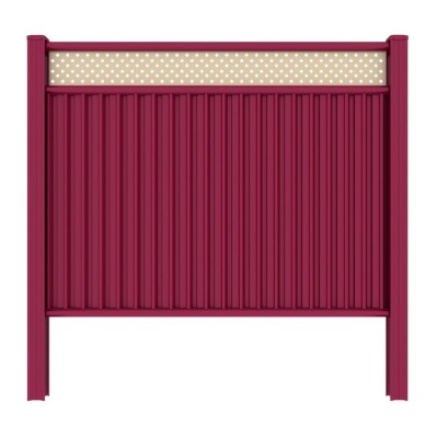 Секция ограждения GrandLine Эстет Плюс RAL3005/1014