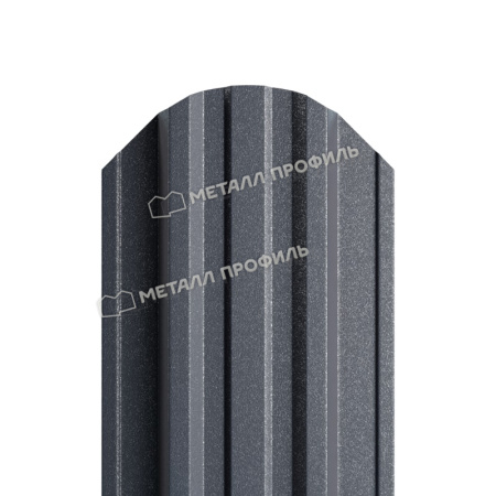 Штакетник металлический МП TRAPEZE-O 16,5х118 (VALORI-20-Grey-0.5)