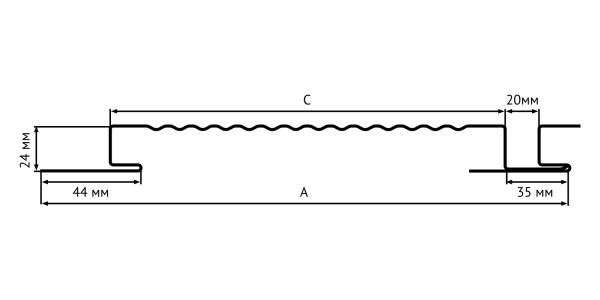 Линеарная панель Primepanel-О-В-24х365/20 (PURMAN-20-0.7)