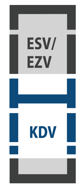Часть вертикального комбинированного оклада Fakro KDV