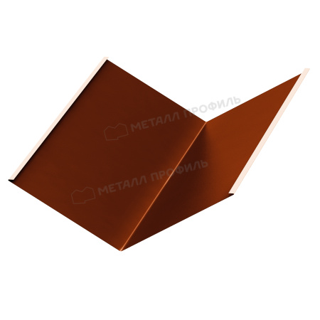 Планка ендовы нижняя 298х298х2000 (AGNETA-20-Copper\Copper-0.5)