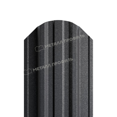 Штакетник металлический МП TRAPEZE-O 16,5х118 (VikingMP E-20-9005-0.5)