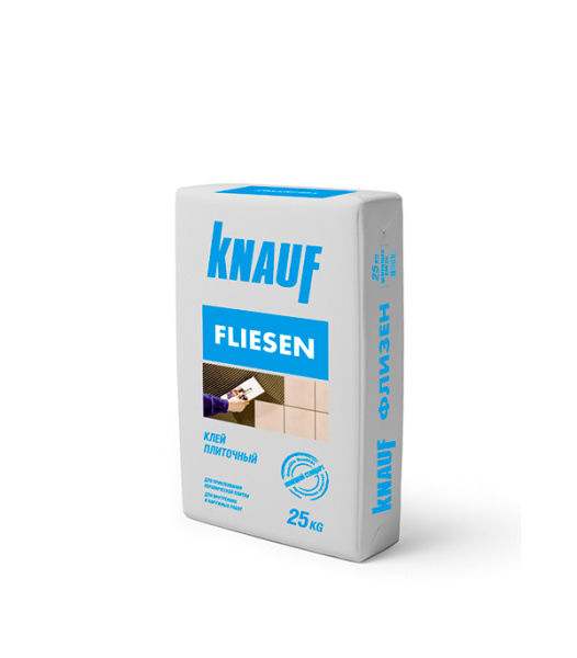 Клей для плитки Knauf Флизен серый, 25 кг